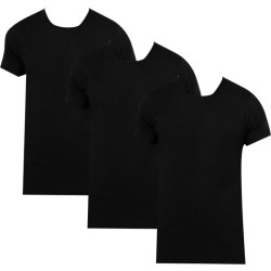 3PACK camiseta de hombre Calvin Klein negra (NB4011E-001)