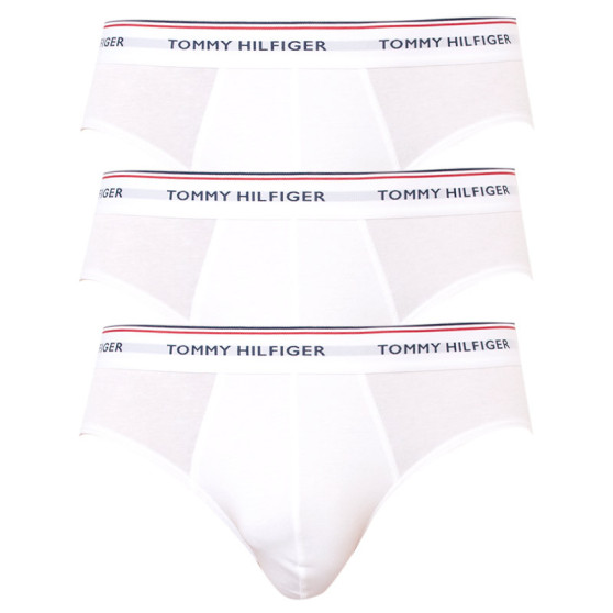 3PACK calzoncillos para hombre Tommy Hilfiger blanco (1U87903766 100)