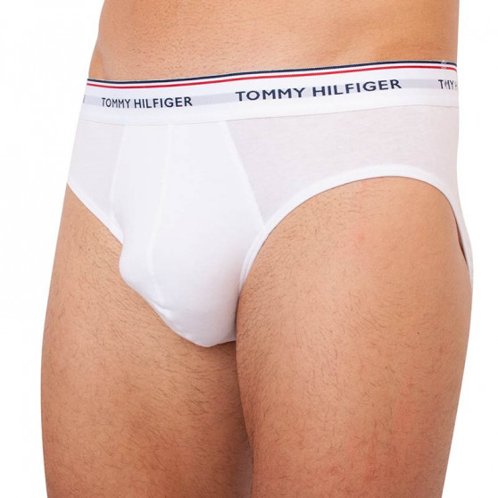 3PACK calzoncillos para hombre Tommy Hilfiger blanco (1U87903766 100)