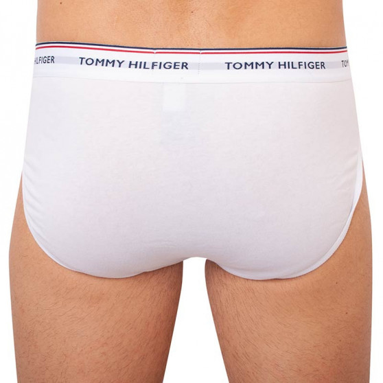 3PACK calzoncillos para hombre Tommy Hilfiger blanco (1U87903766 100)