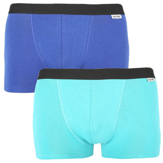 2PACK Boxers para hombre Nur Der multicolor (827756 - navy/turkis)