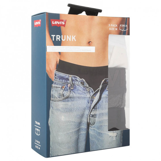 3PACK Boxers para hombre Levis multicolor (905045001 010)