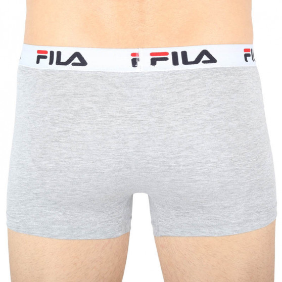 2PACK Boxers para hombre Fila gris (FU5016/2-400)