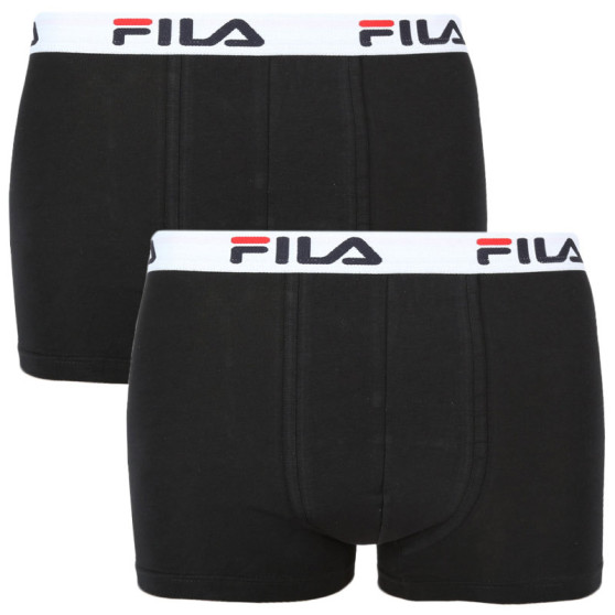 2PACK Boxers para hombre Fila negro (FU5016/2-200)