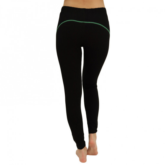 Leggings de mujer VoXX negro con raya verde (1149--)