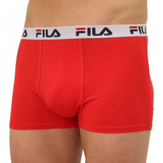 2PACK Boxers para hombre Fila rojo (FU5016/2-118)