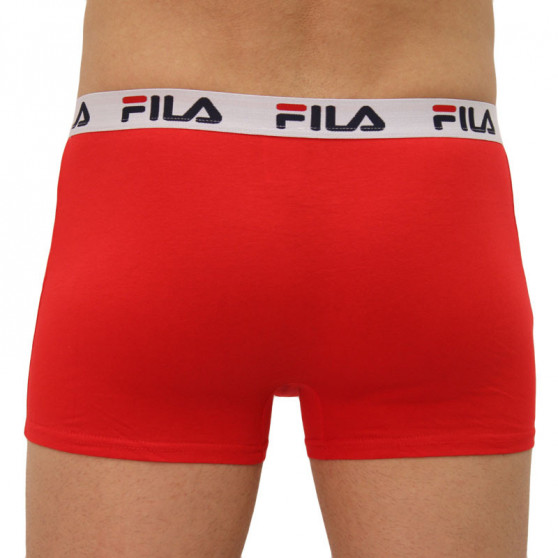 2PACK Boxers para hombre Fila rojo (FU5016/2-118)