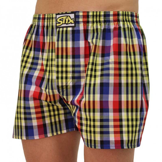 Calzones de hombre Styx classic elastic multicolor (A833)