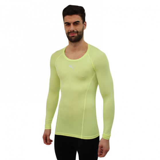 Camiseta deportiva de hombre Puma amarillo (655920 46)