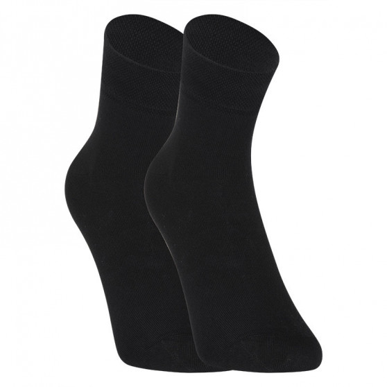 3PACK calcetines Styx calcetines tobilleros bambú negro (3HBK960)