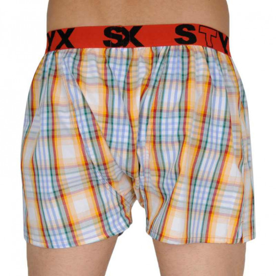 Calzones de hombre Styx elástico deportivo multicolor (B105)