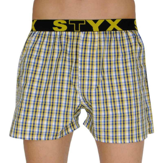 Calzones de hombre Styx elástico deportivo multicolor (B107)