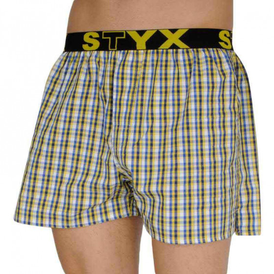 Calzones de hombre Styx elástico deportivo multicolor (B107)