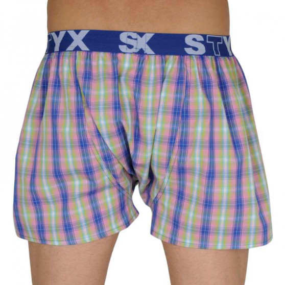 Calzones de hombre Styx elástico deportivo multicolor (B108)