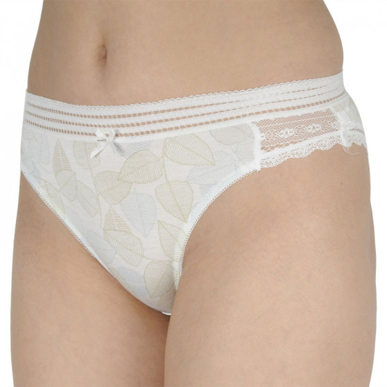 2PACK bragas de mujer Lama blanco (L-1304 BI)