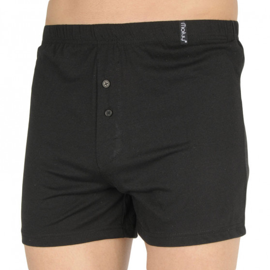 Calzoncillo boxer de hombre Molvy negro (MP-1042-BBU)