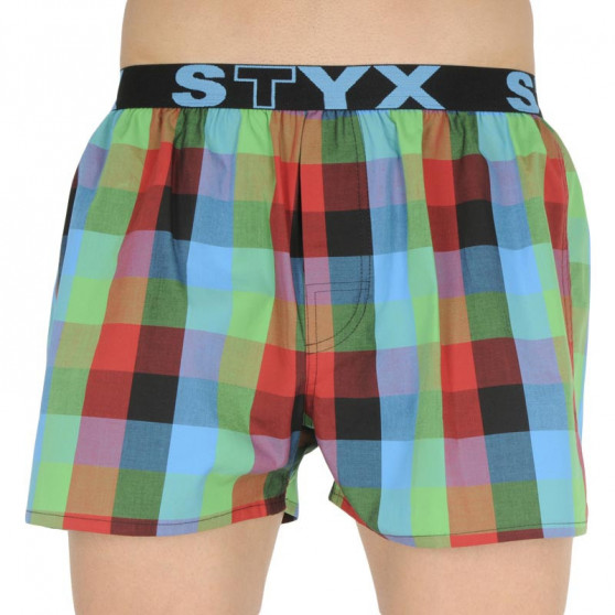 10PACK Calzones de hombre Styx deportivo elástico multicolor (B8313234567890)