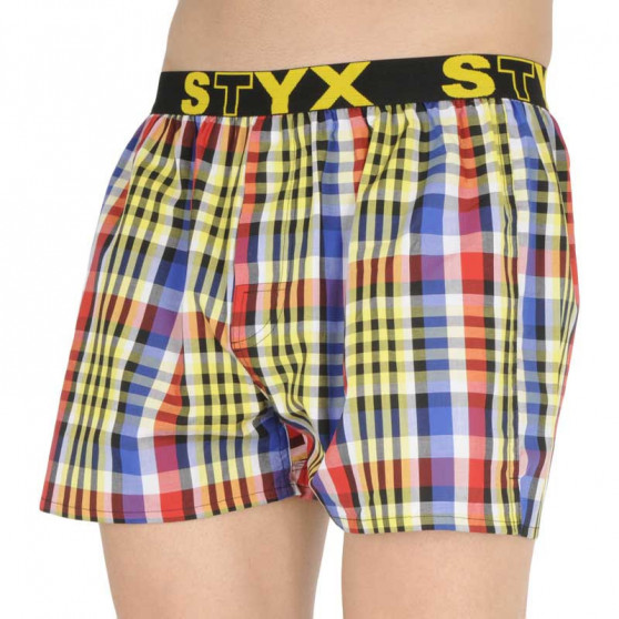 10PACK Calzones de hombre Styx deportivo elástico multicolor (B8313234567890)