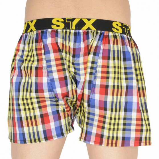 10PACK Calzones de hombre Styx deportivo elástico multicolor (B8313234567890)