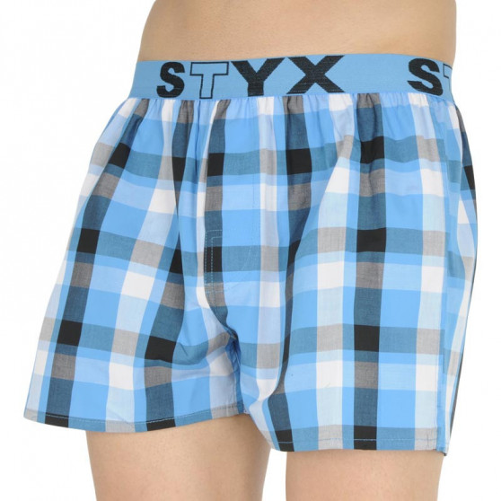 10PACK Calzones de hombre Styx deportivo elástico multicolor (B8313234567890)