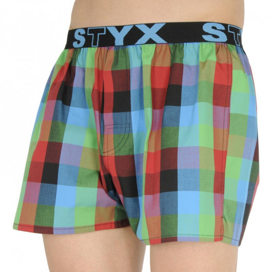 10PACK Calzones de hombre Styx deportivo elástico multicolor (B8313234567890)