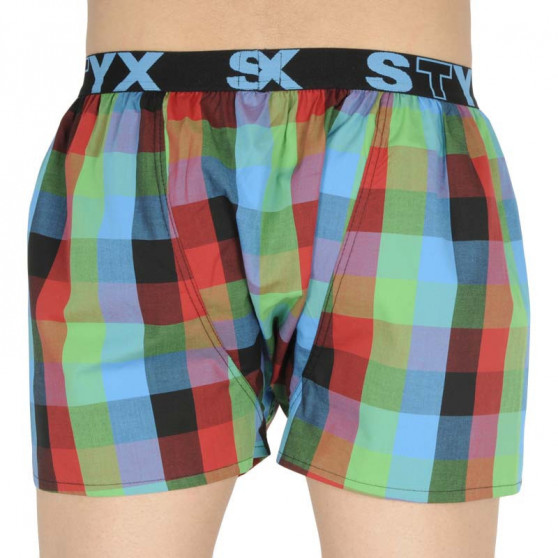 10PACK Calzones de hombre Styx deportivo elástico multicolor (B8313234567890)