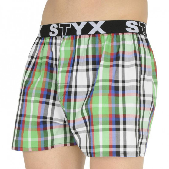 10PACK Calzones de hombre Styx deportivo elástico multicolor (B8313234567890)