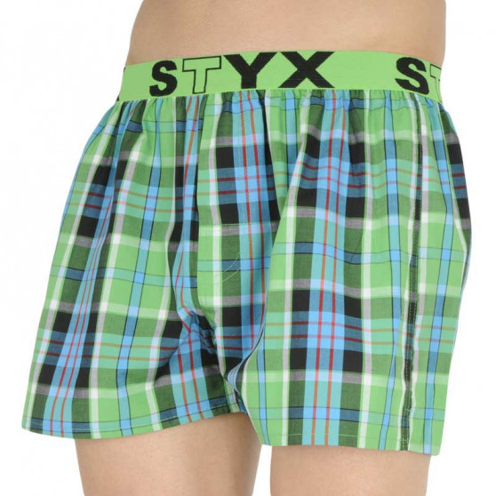 10PACK Calzones de hombre Styx deportivo elástico multicolor (B8313234567890)