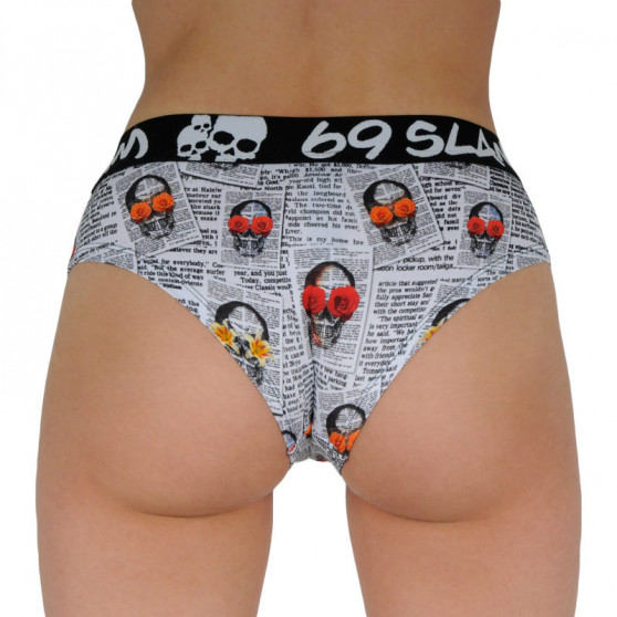 Bragas de mujer 69SLAM boxer newspaper (GYXNSK-PO)