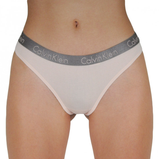 3PACK tanga de mujer Calvin Klein multicolor (QD3560E-T7W)