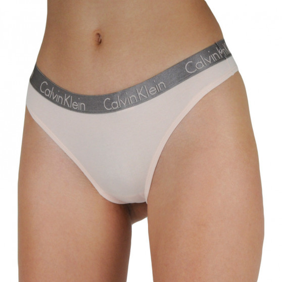 3PACK tanga de mujer Calvin Klein multicolor (QD3560E-T7W)