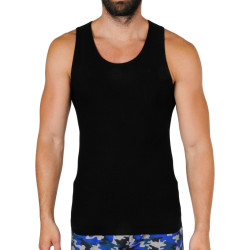 Camiseta de tirantes para hombre Gino bamboo black (58008)