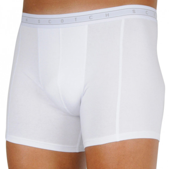 3PACK Boxers para hombre Scotch and Soda blanco (151033-0218)