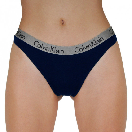 3PACK tanga de mujer Calvin Klein multicolor (QD3560E-T7W)