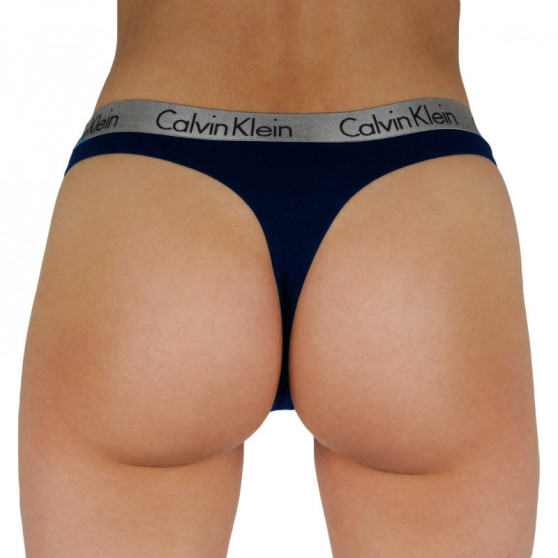 3PACK tanga de mujer Calvin Klein multicolor (QD3560E-T7W)