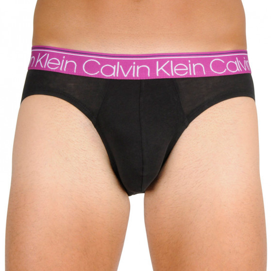 3PACK calzoncillos para hombre Calvin Klein negro (NB2415A-T6D)