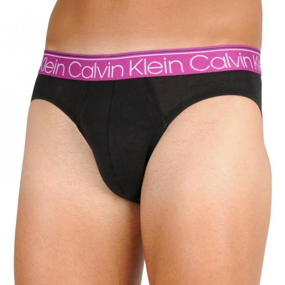 3PACK calzoncillos para hombre Calvin Klein negro (NB2415A-T6D)