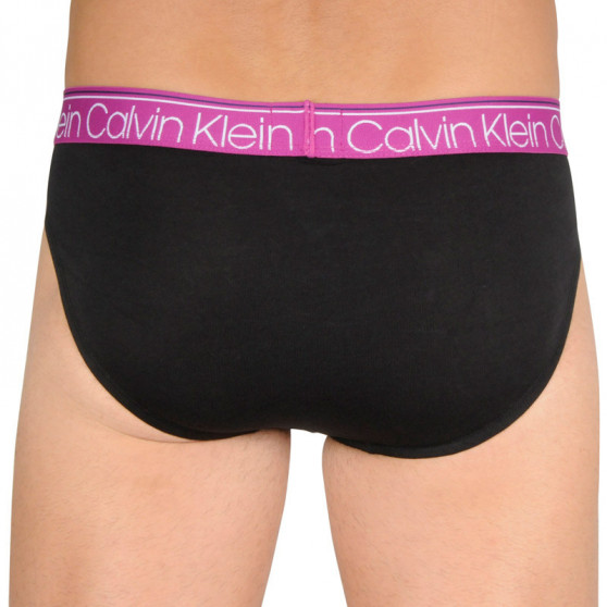 3PACK calzoncillos para hombre Calvin Klein negro (NB2415A-T6D)