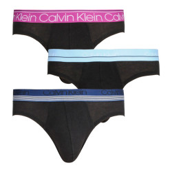 3PACK calzoncillos para hombre Calvin Klein negro (NB2415A-T6D)