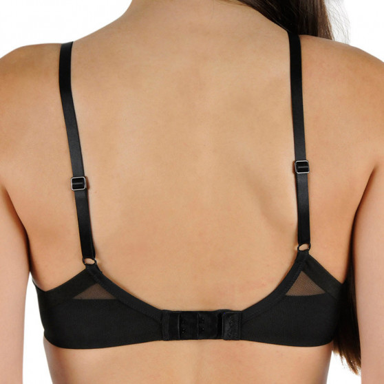 Sujetador de mujer Calvin Klein reforzado con aros negro (QF4038E-001)