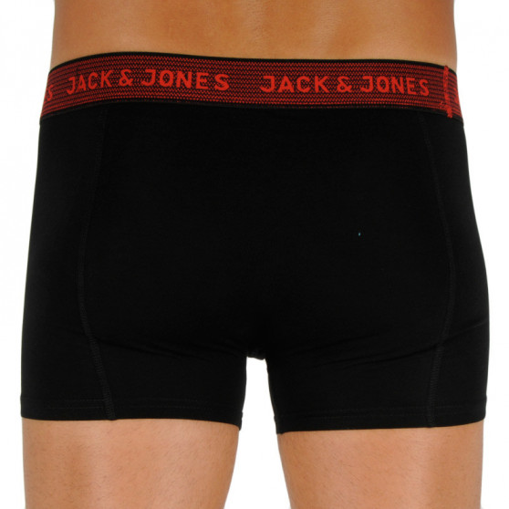 3PACK Boxers para hombre Jack and Jones negro (12127816 - asphalt)