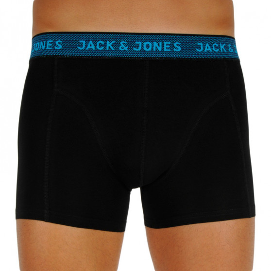 3PACK Boxers para hombre Jack and Jones negro (12127816 - asphalt)