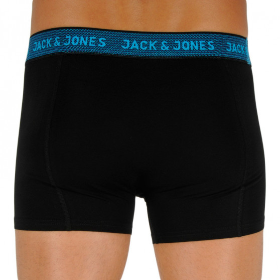 3PACK Boxers para hombre Jack and Jones negro (12127816 - asphalt)