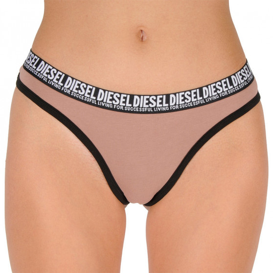 3PACK tanga de mujer Diesel multicolor (00SE0K-0HDAU-E5680)