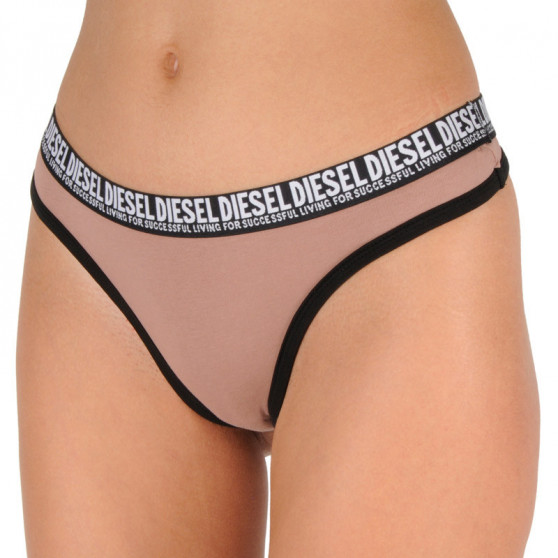 3PACK tanga de mujer Diesel multicolor (00SE0K-0HDAU-E5680)