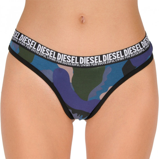 3PACK tanga de mujer Diesel multicolor (00SE0K-0HDAU-E5680)