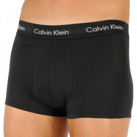 3PACK Boxers para hombre Calvin Klein negro (U2664G-WHN)