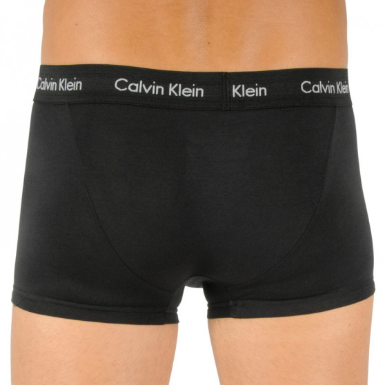 3PACK Boxers para hombre Calvin Klein negro (U2664G-WHN)