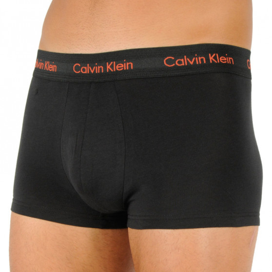 3PACK Boxers para hombre Calvin Klein negro (U2664G-WHN)