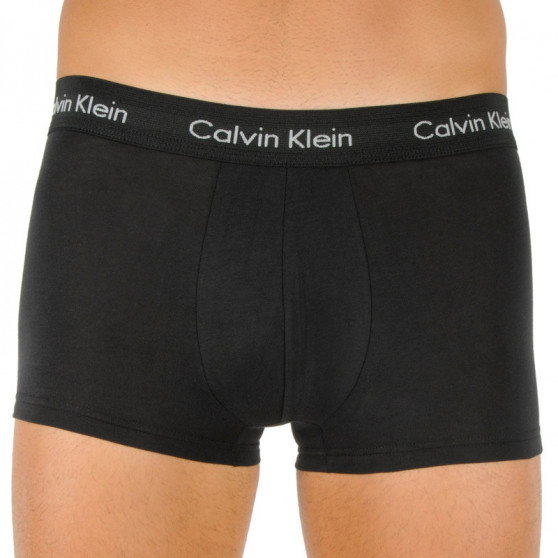 3PACK Boxers para hombre Calvin Klein negro (U2664G-WHN)